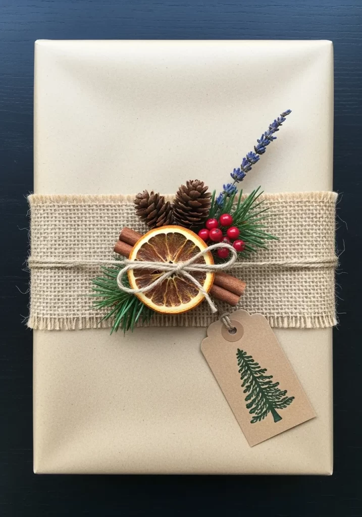 Earthy and Aromatic Holiday Wrap