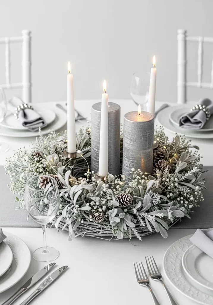 Frosted Elegance Wreath