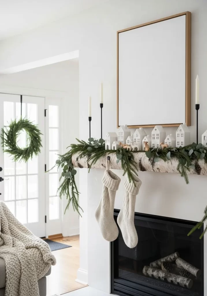 Holiday Mantel Decor