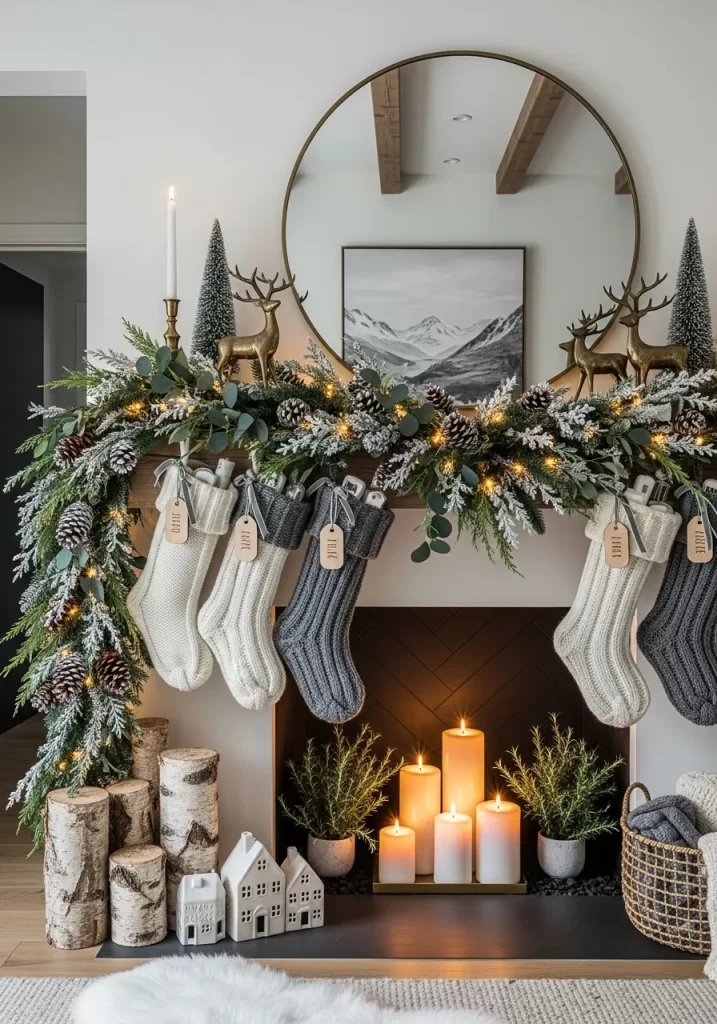 Holiday Mantel Decor