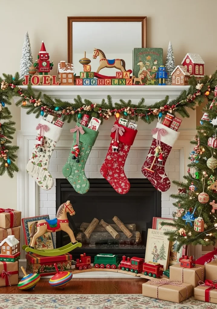 Holiday Mantel Decor