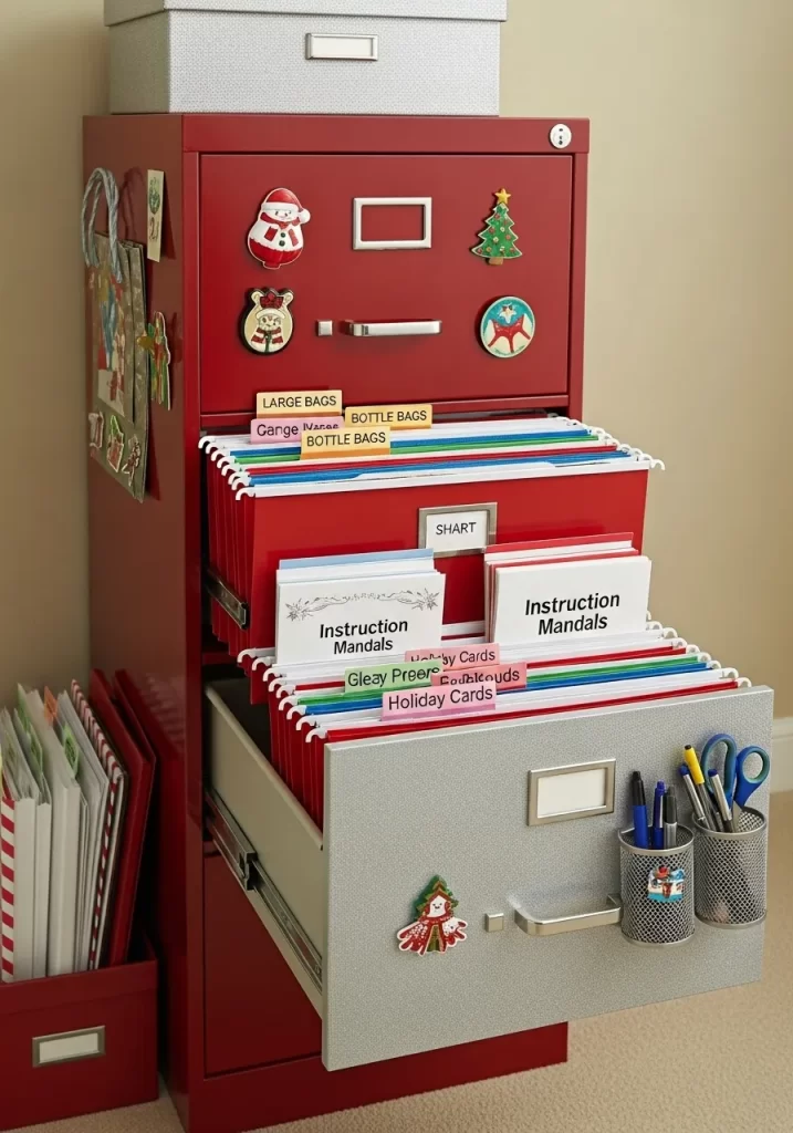 Holiday Filing Cabinet