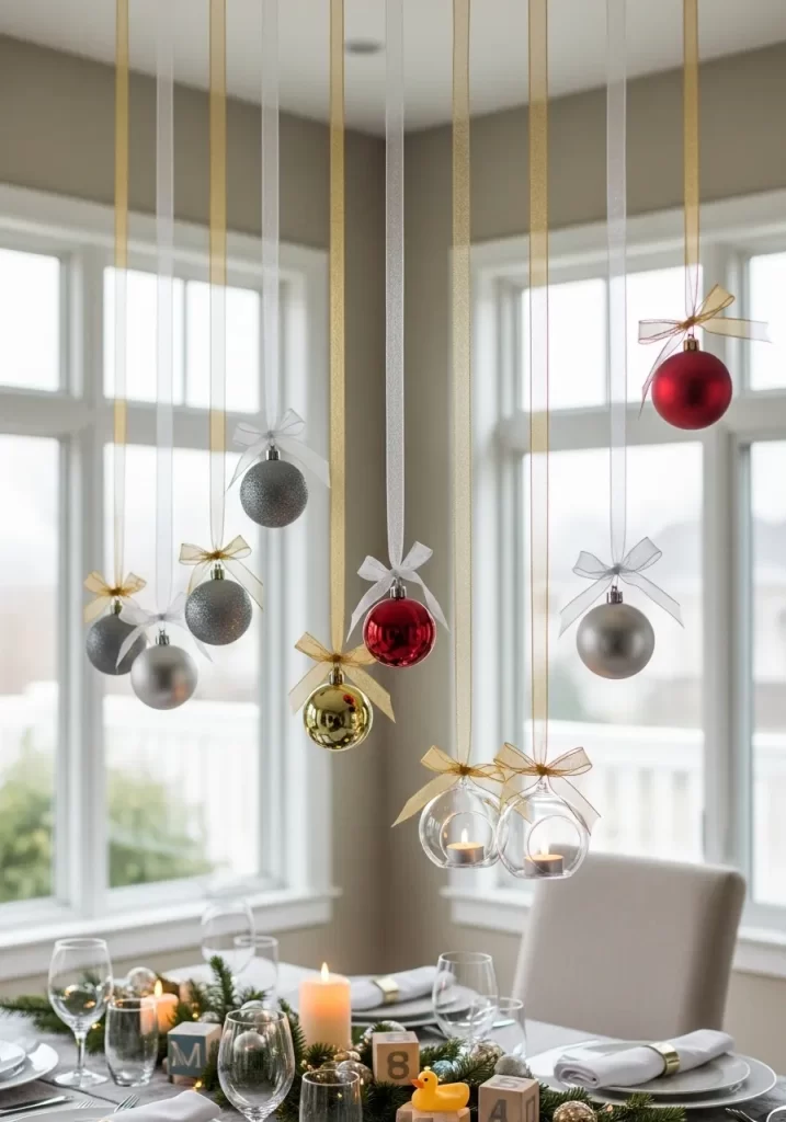 Floating Ornaments Over the Table