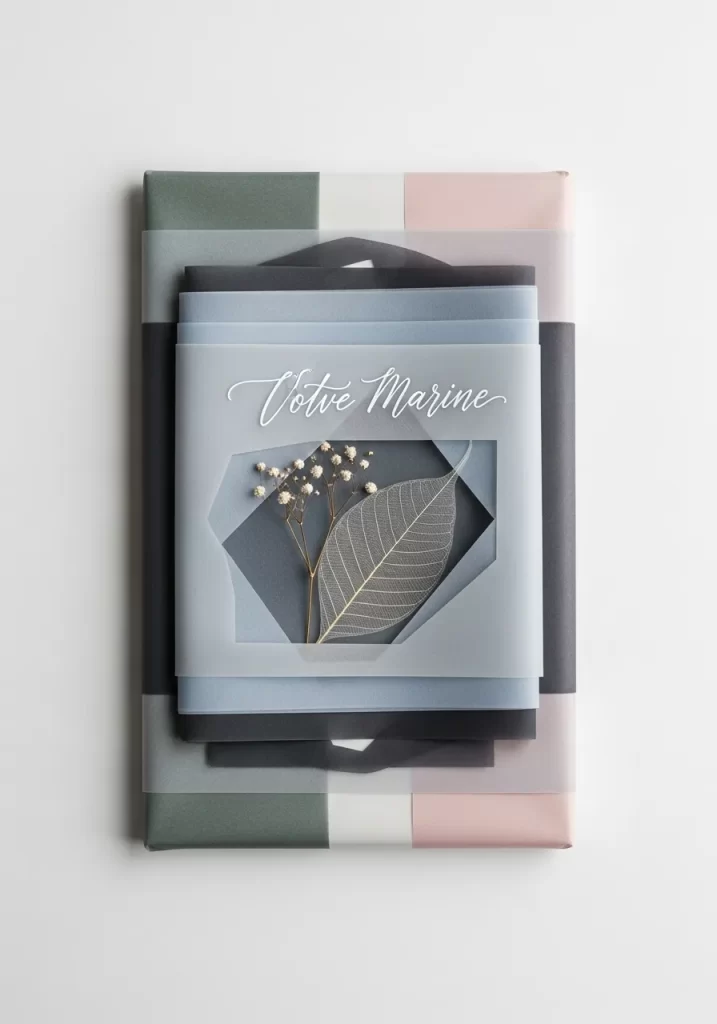 Layered Vellum Window Wrap