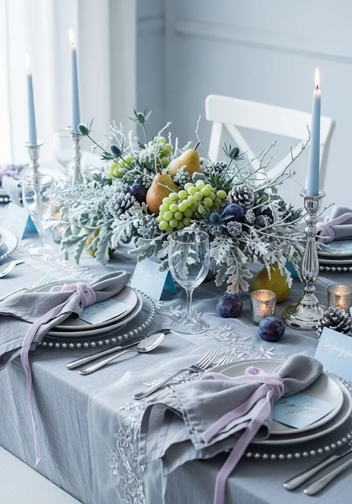 Frosted Winter Orchard