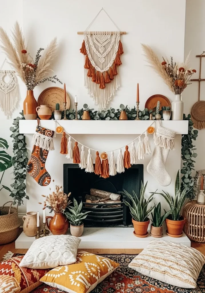 Holiday Mantel Decor