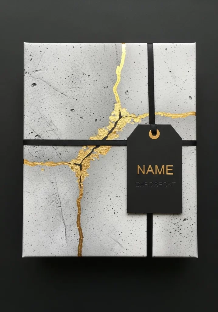 Kintsugi Inspired Gold Vein Wrap