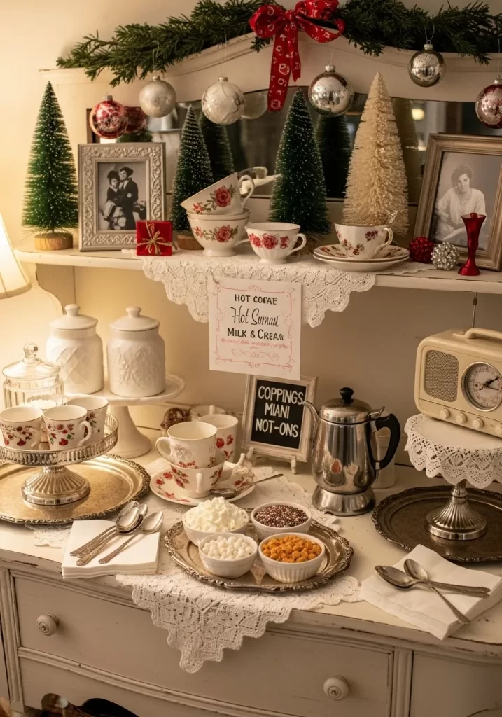 Vintage & Charming Cocoa Hutch