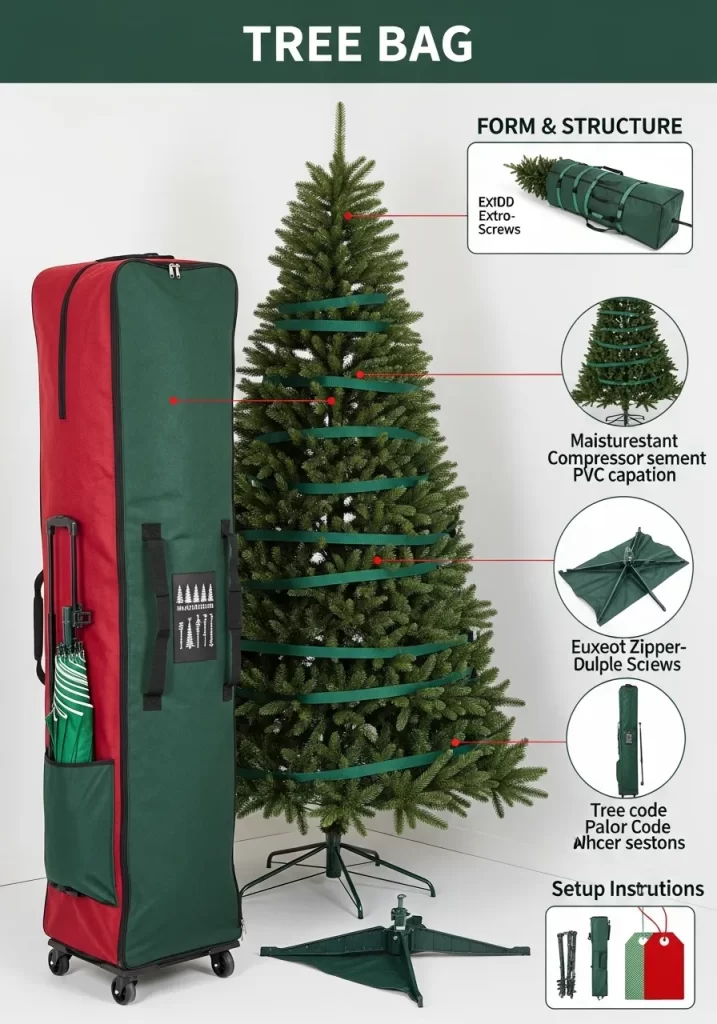 Rolling Christmas Tree Bag
