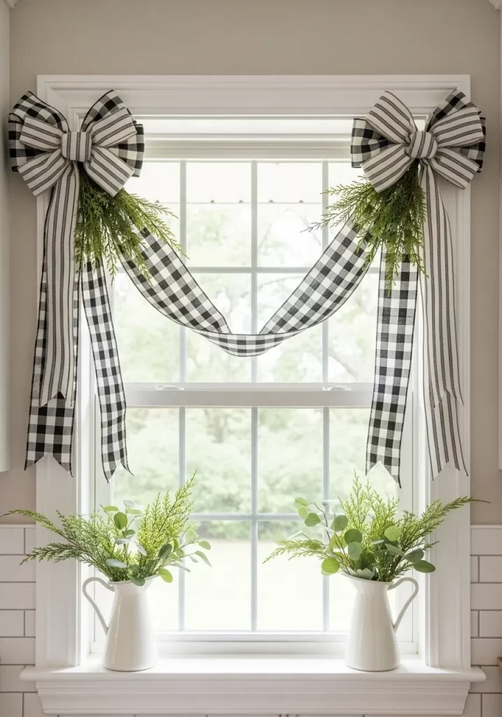 Farmhouse Window Swag