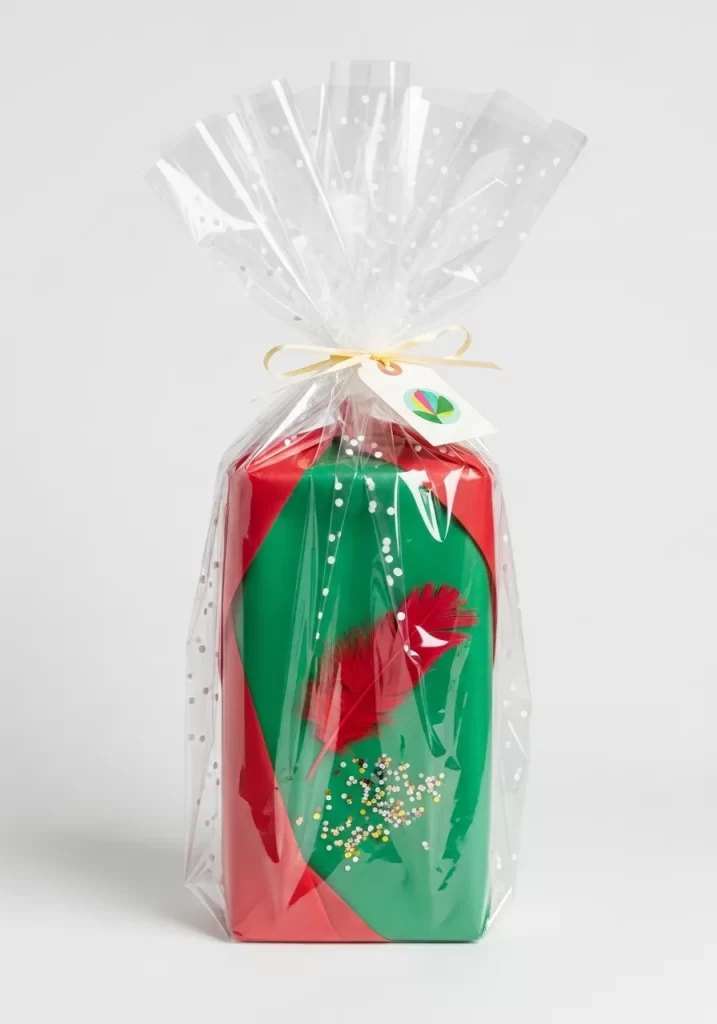 Festive Cellophane Treat Bag