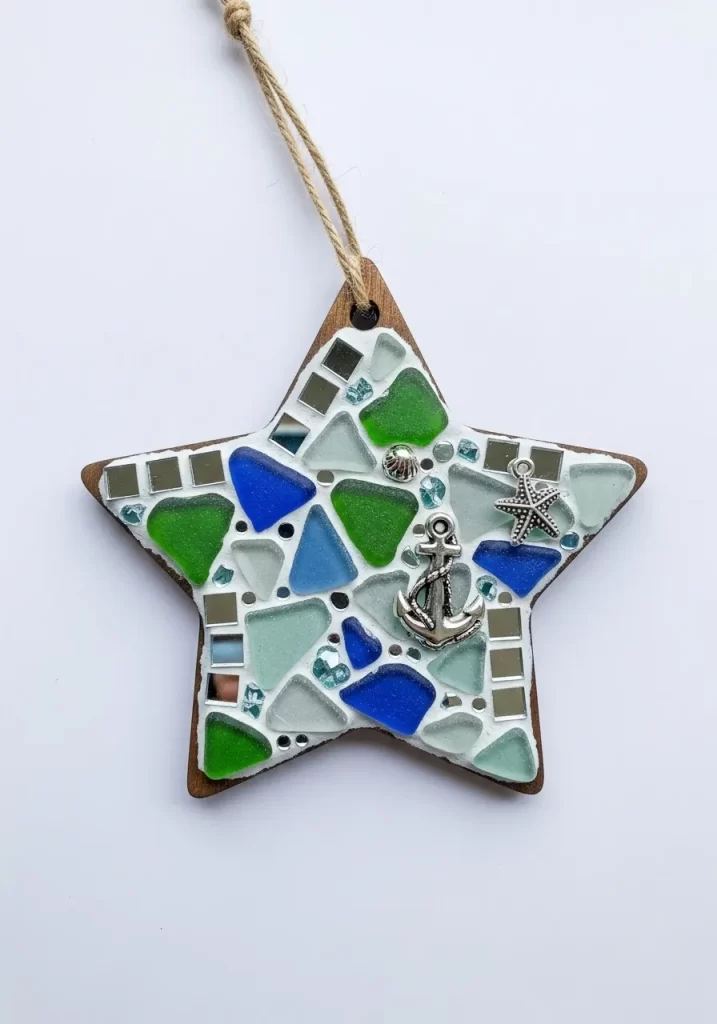 Coastal Sea Glass Star