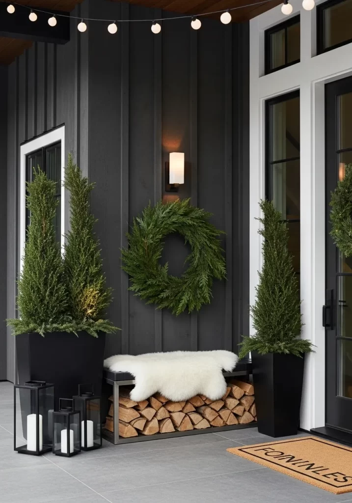 Winter Porch Decor