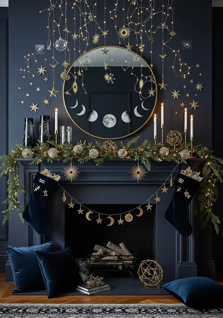 Holiday Mantel Decor