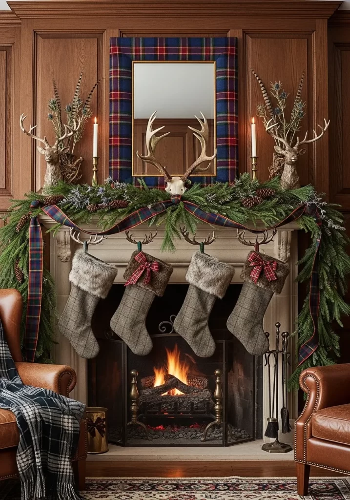 Holiday Mantel Decor