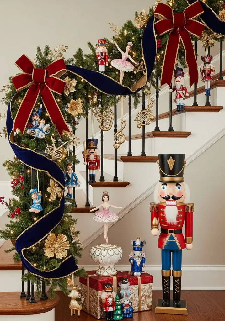 Christmas Stair Decor