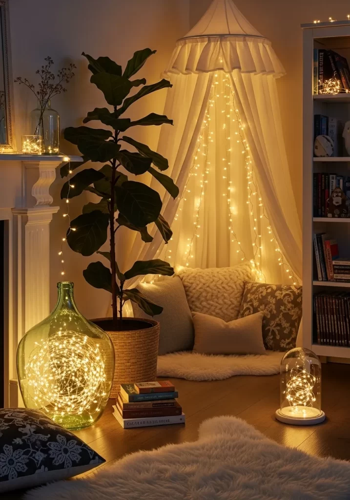 Winter Living Room Decor