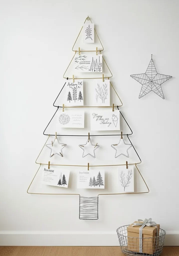 Minimalist Wire Tree Display
