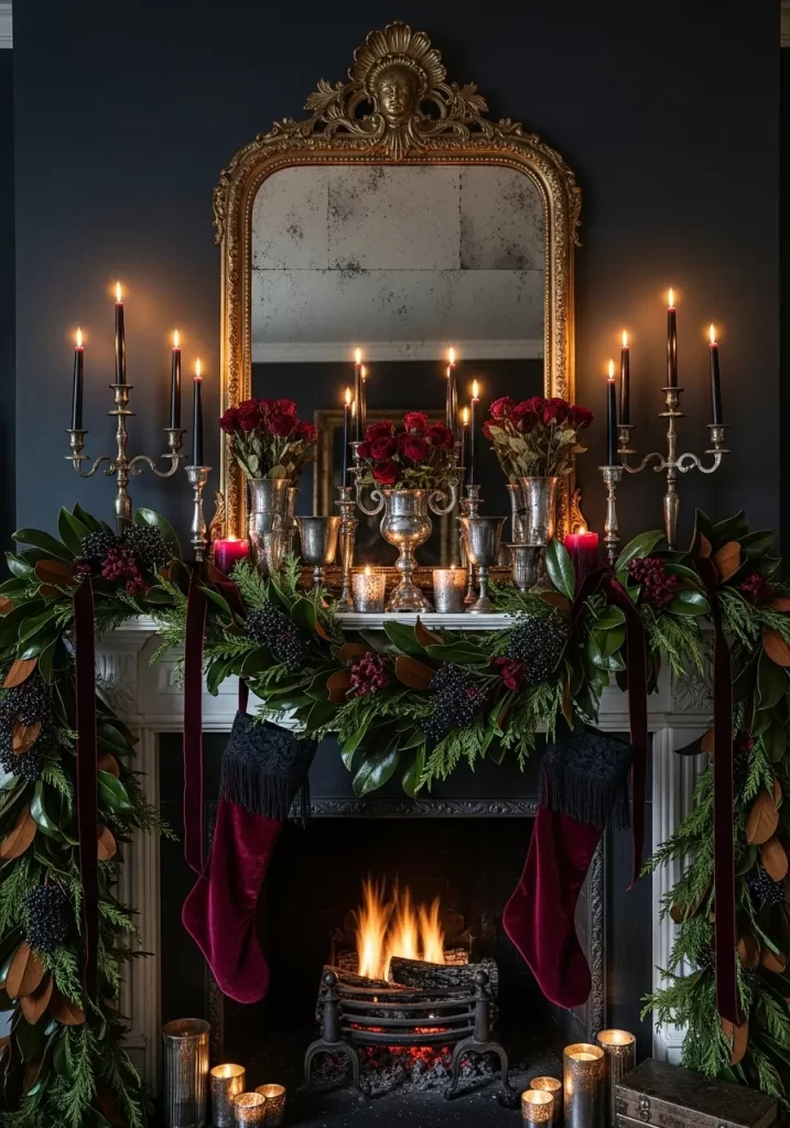 Holiday Mantel Decor