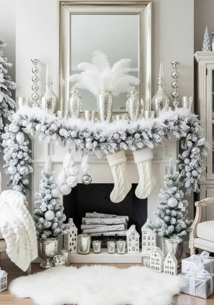 Icy White Winter Palace