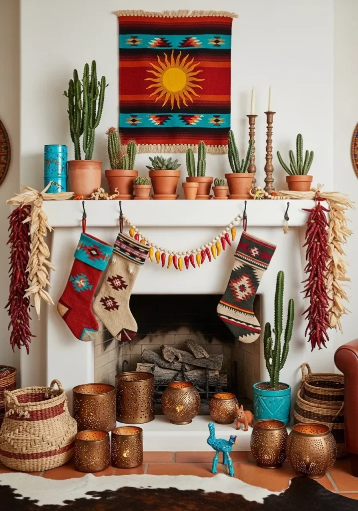 Holiday Mantel Decor