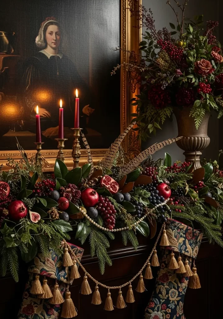 Holiday Mantel Decor