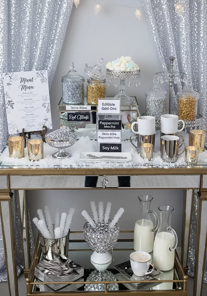 Glimmering Winter Wonderland Bar