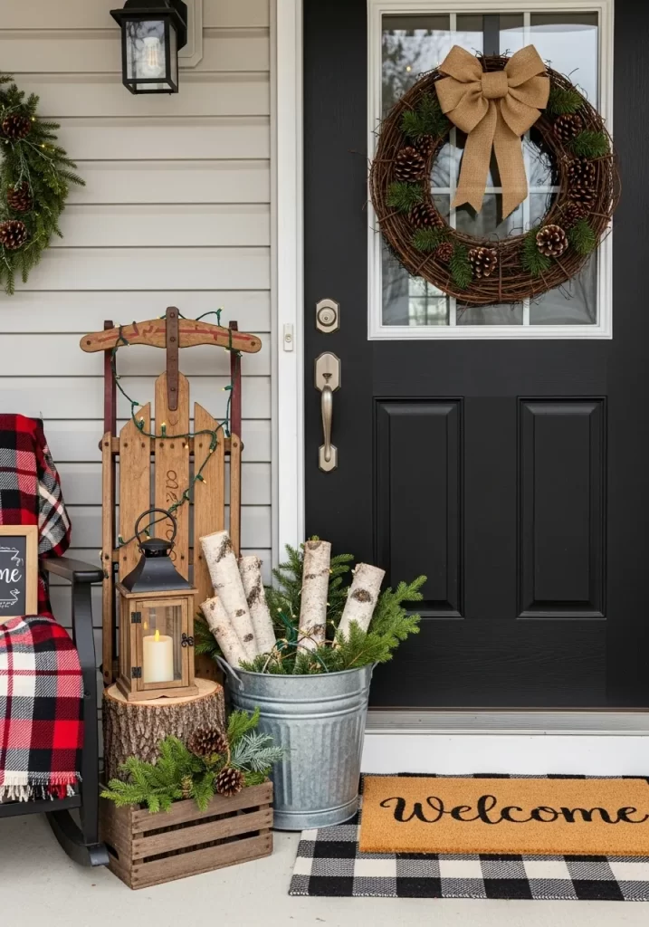Winter Porch Decor

