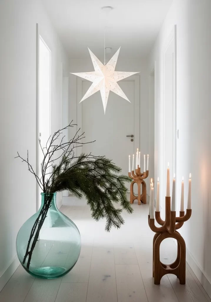 Sculptural Wooden Candelabra