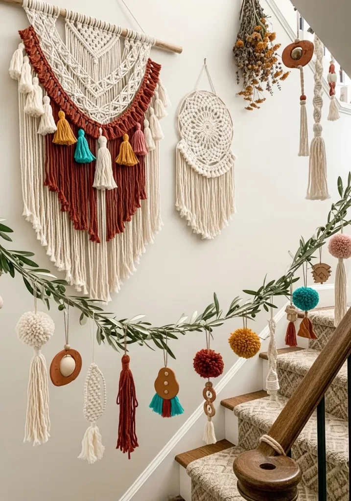 Christmas Stair Decor