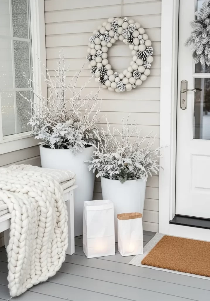 Winter Porch Decor
