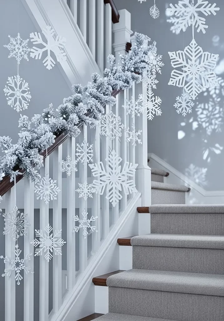 Christmas Stair Decor