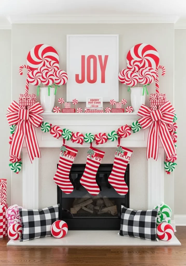 Holiday Mantel Decor
