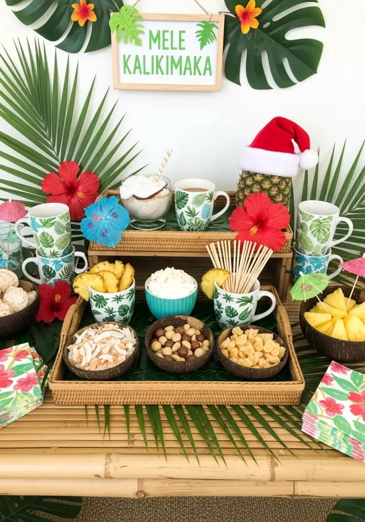 Tropical Tidings "Mele Kalikimaka" Bar