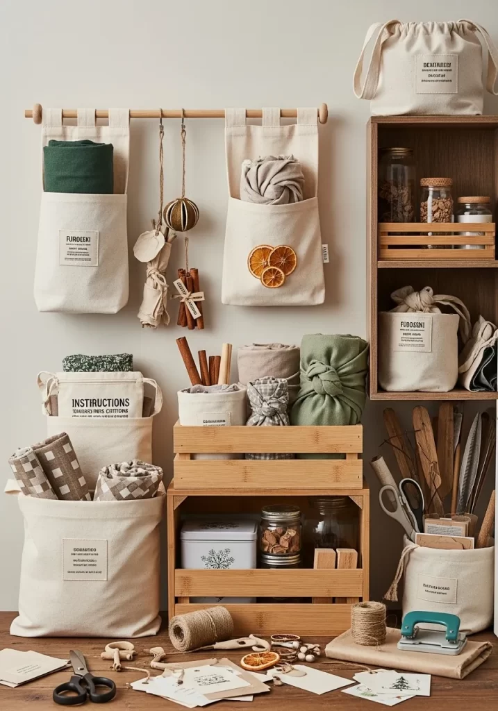 Eco-Friendly Wrapping Station