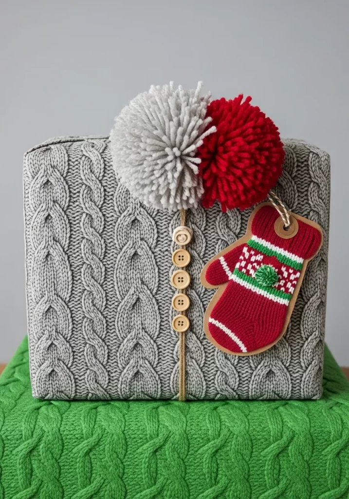 Cozy Cable-Knit Sweater Wrap