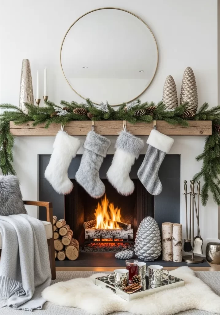 Holiday Mantel Decor