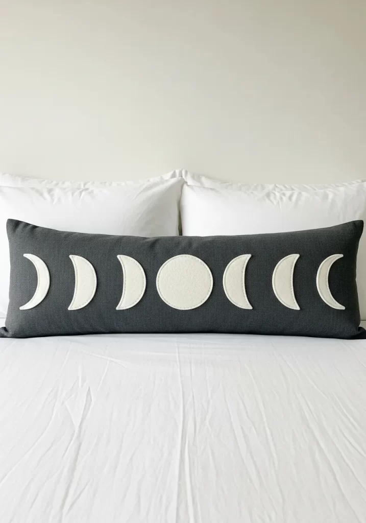 Lunar Phases Lumbar Pillow