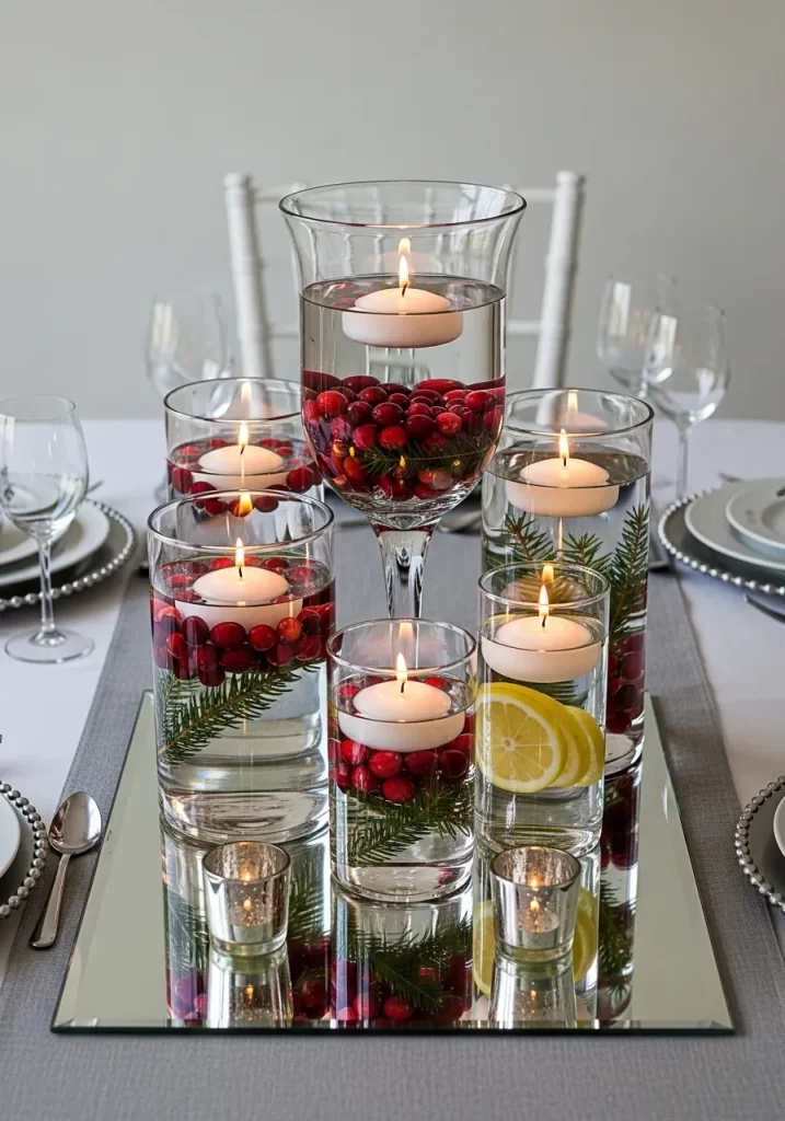 Floating Cranberry Glow