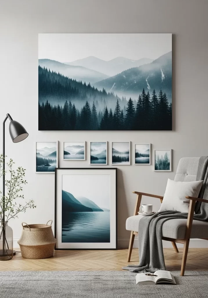 Winter Living Room Decor