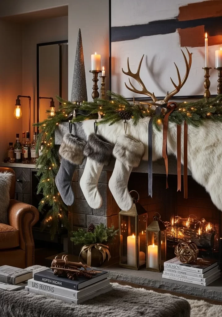 Holiday Mantel Decor