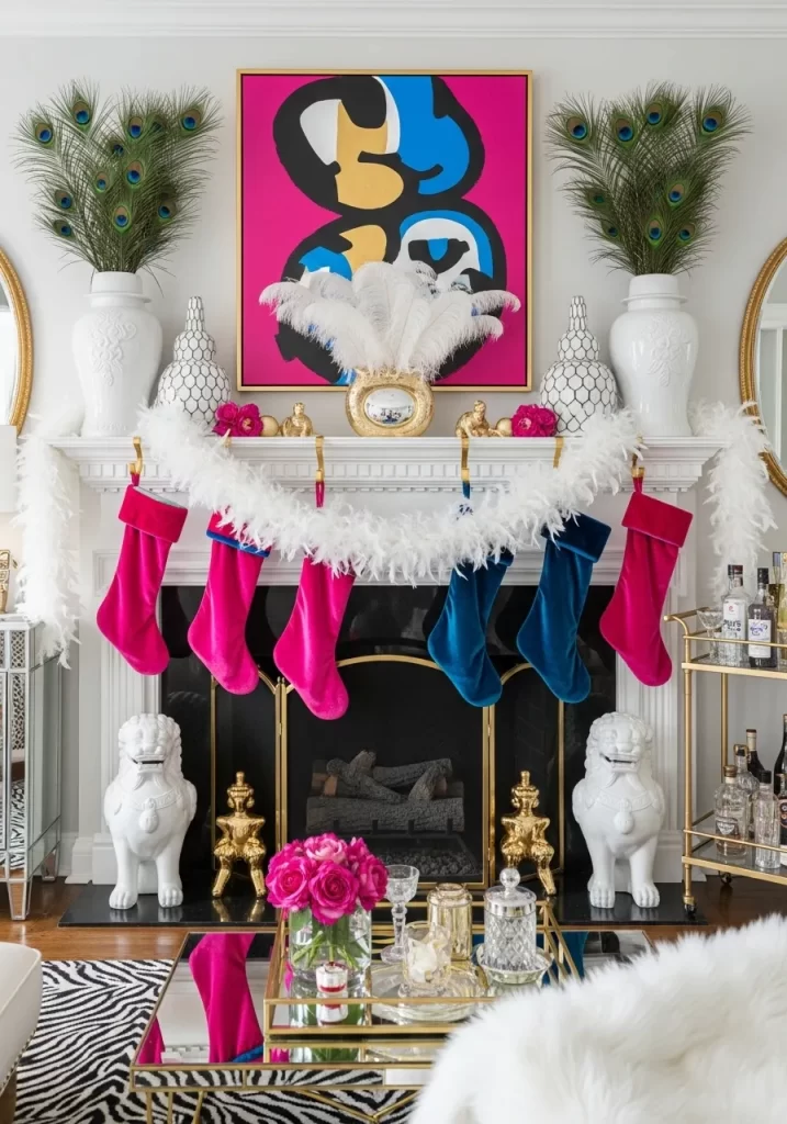 Holiday Mantel Decor