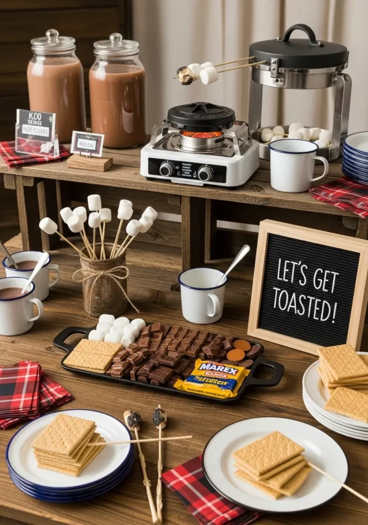 Cozy Campfire S'mores & Cocoa Station