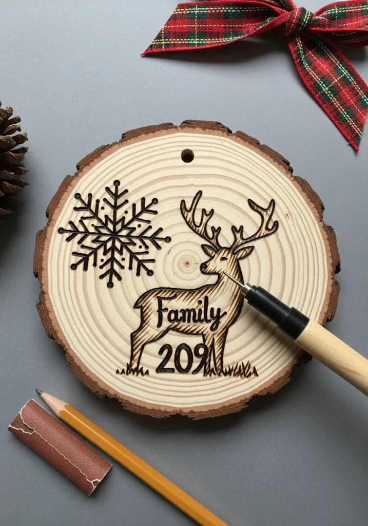 Rustic Wood-Burned Keepsake