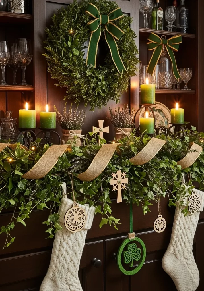 Holiday Mantel Decor