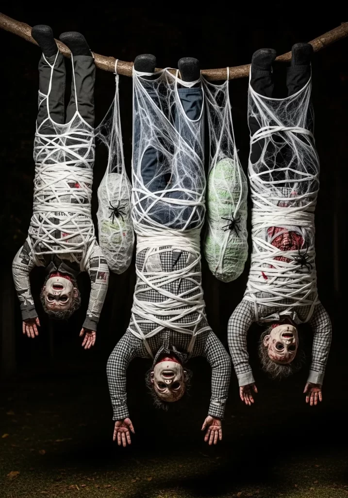 Spider Victim Cocoons Spider Victim Cocoons