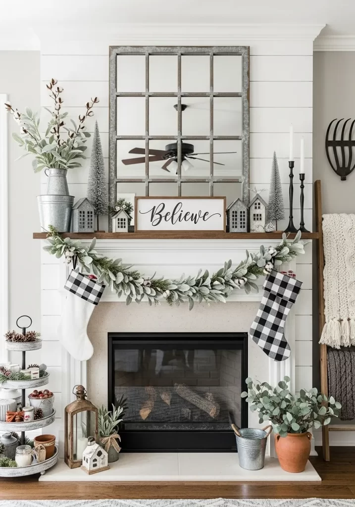 Holiday Mantel Decor