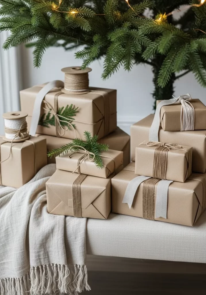 Natural & Simple Gift Wrapping