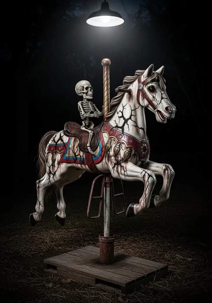 Haunted Carousel Horse Haunted Carousel Horse