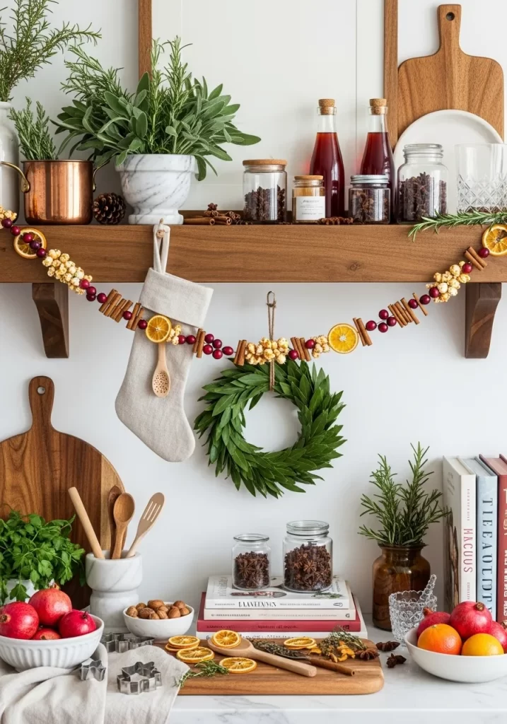 Holiday Mantel Decor